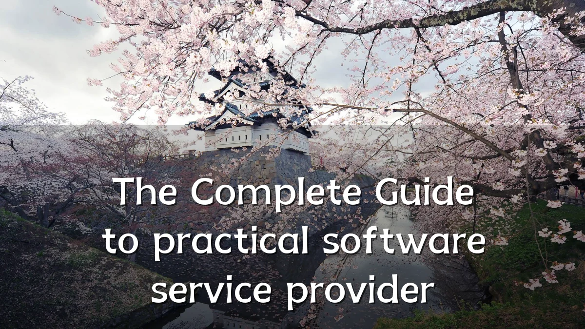 The Complete Guide to practical software service provider