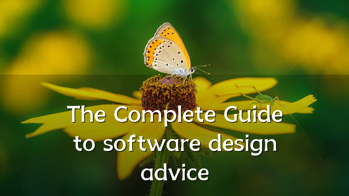 The Complete Guide to software design advice