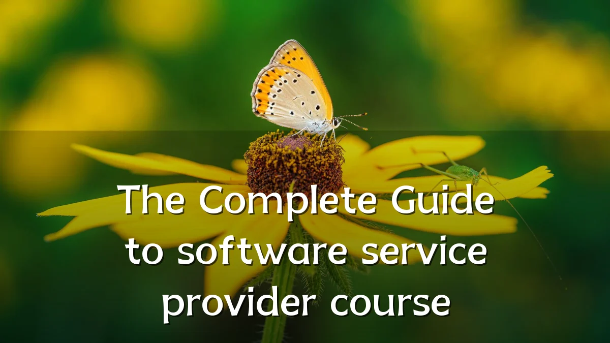The Complete Guide to software service provider course