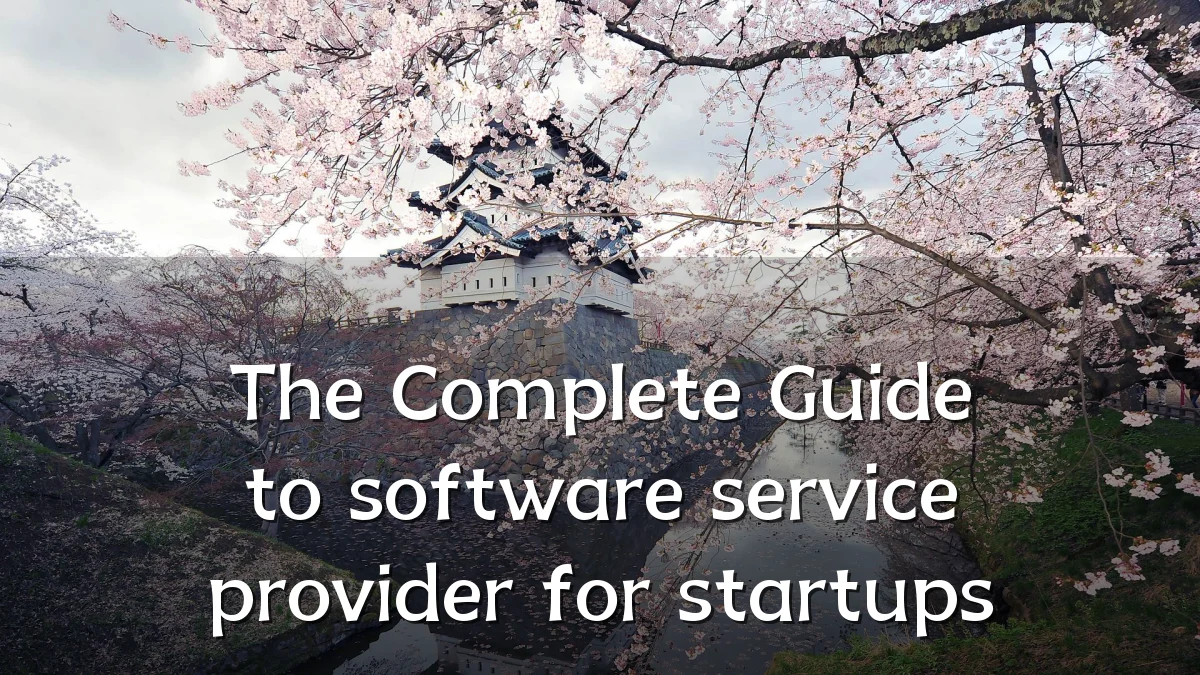 The Complete Guide to software service provider for startups