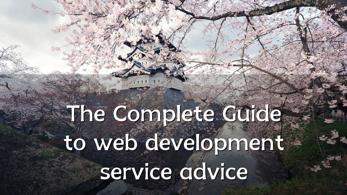 The Complete Guide to web development service advice