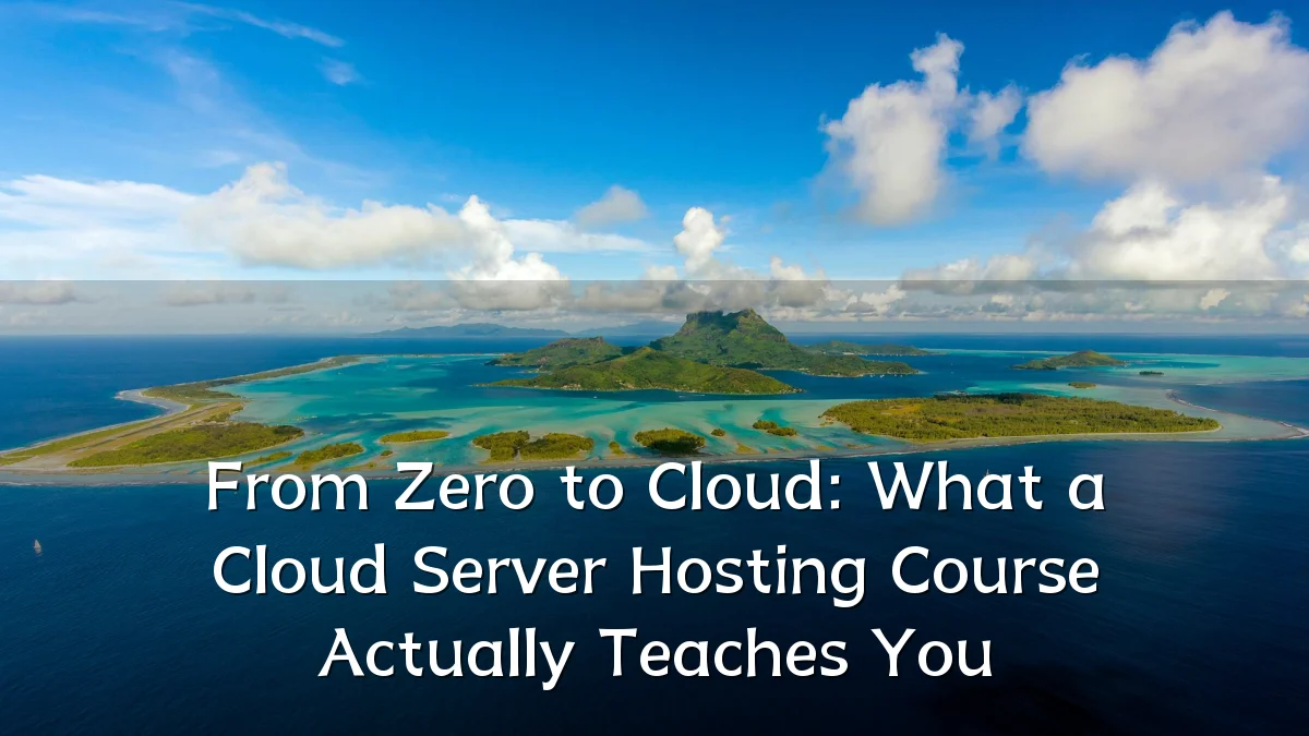 From Zero to Cloud: What a Cloud Server Hosting Course Actually Teaches You