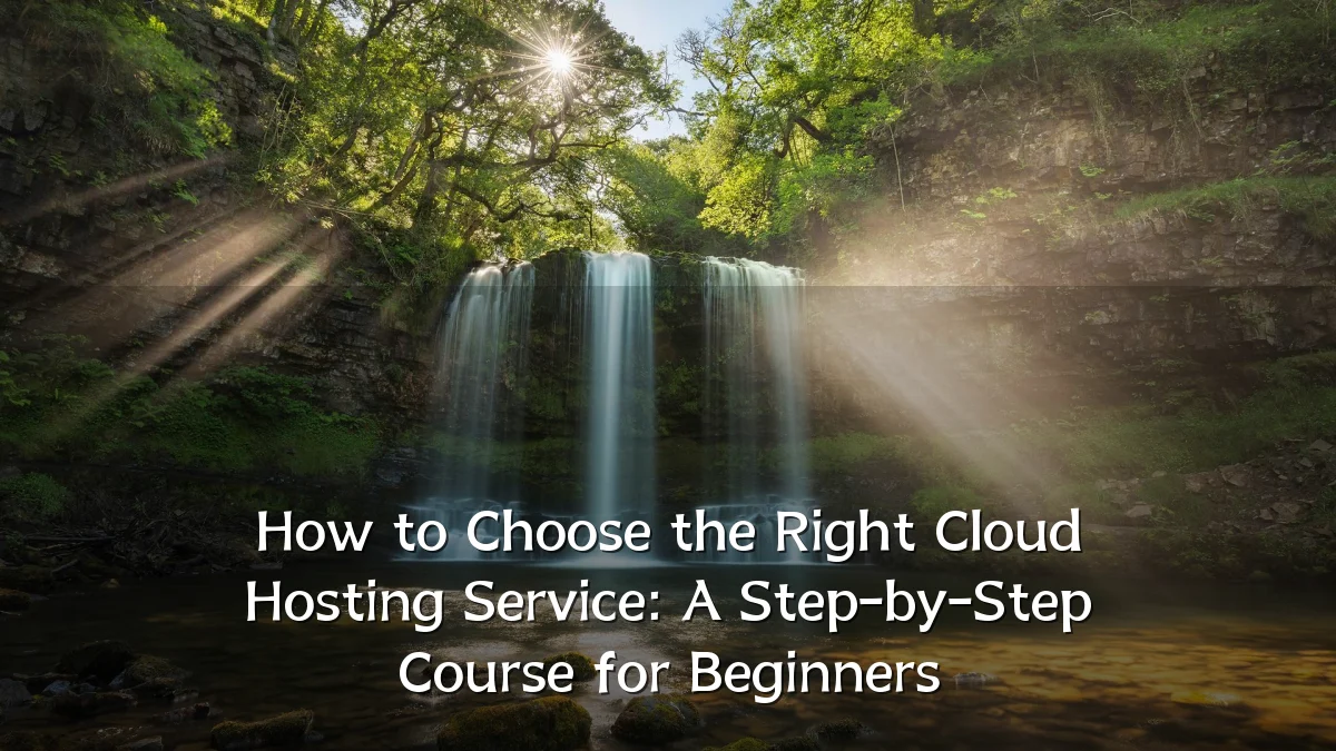 How to Choose the Right Cloud Hosting Service: A Step-by-Step Course for Beginners
