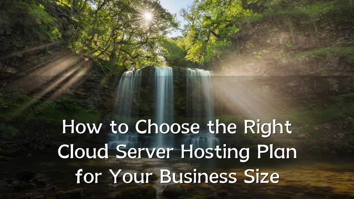 How to Choose the Right Cloud Server Hosting Plan for Your Business Size