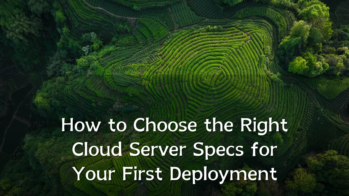 How to Choose the Right Cloud Server Specs for Your First Deployment