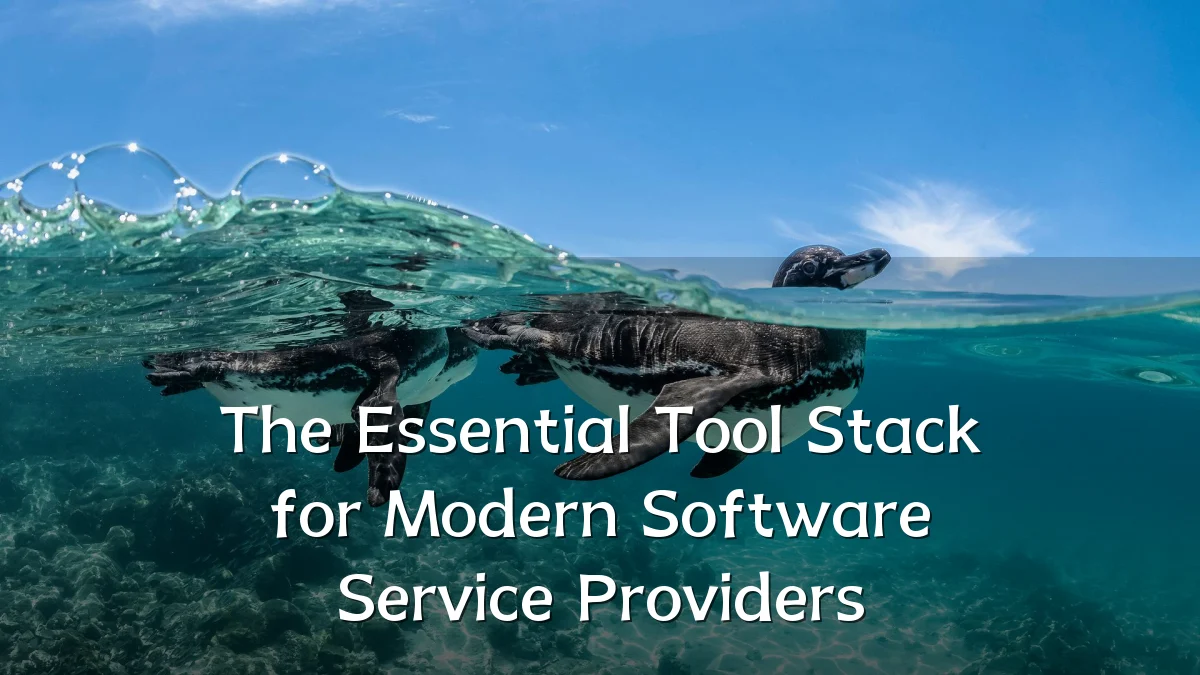 The Essential Tool Stack for Modern Software Service Providers