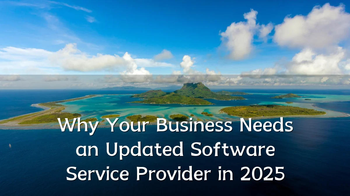 Why Your Business Needs an Updated Software Service Provider in 2025