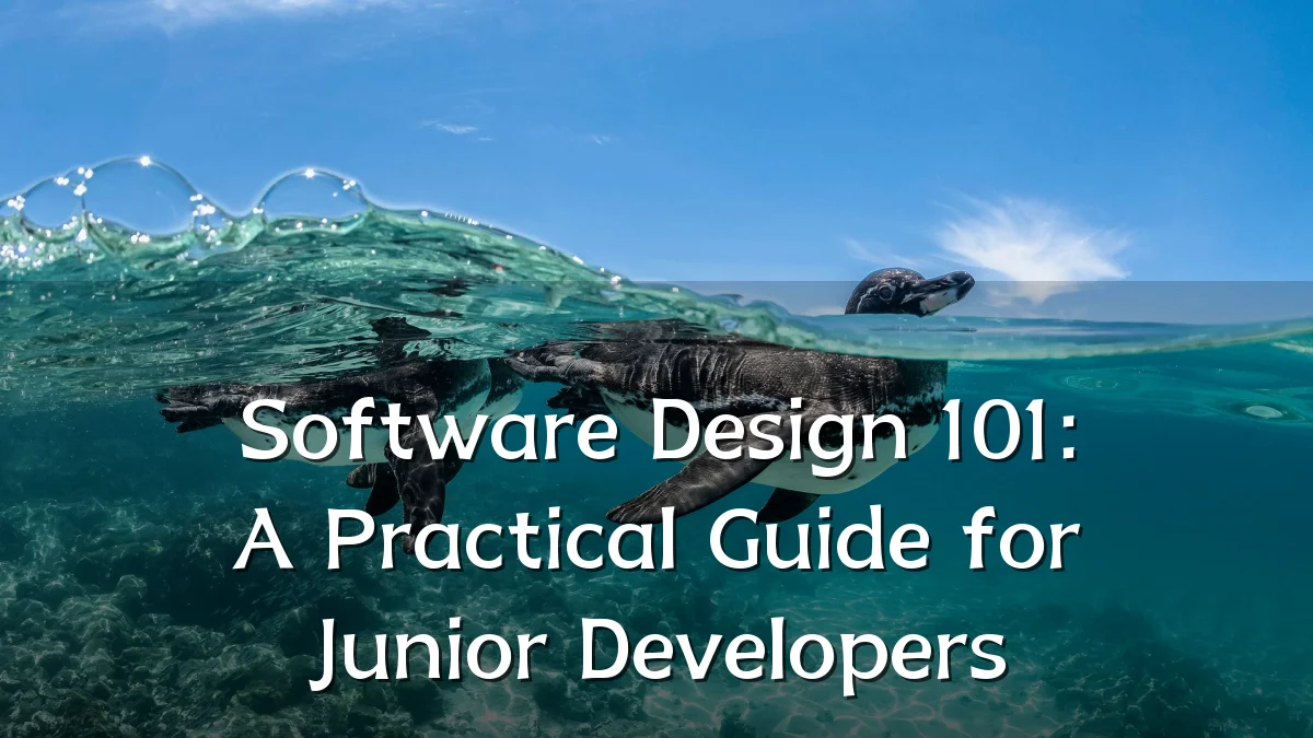Software Design 101: A Practical Guide for Junior Developers